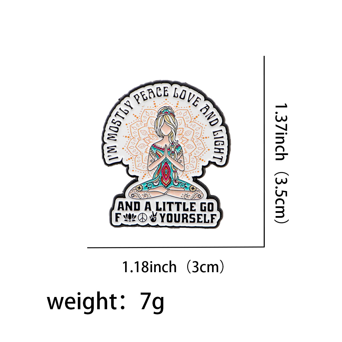 Funny Yoga Enamel Pins Humorou - Pilates Yoga Bag ulasan dan harga