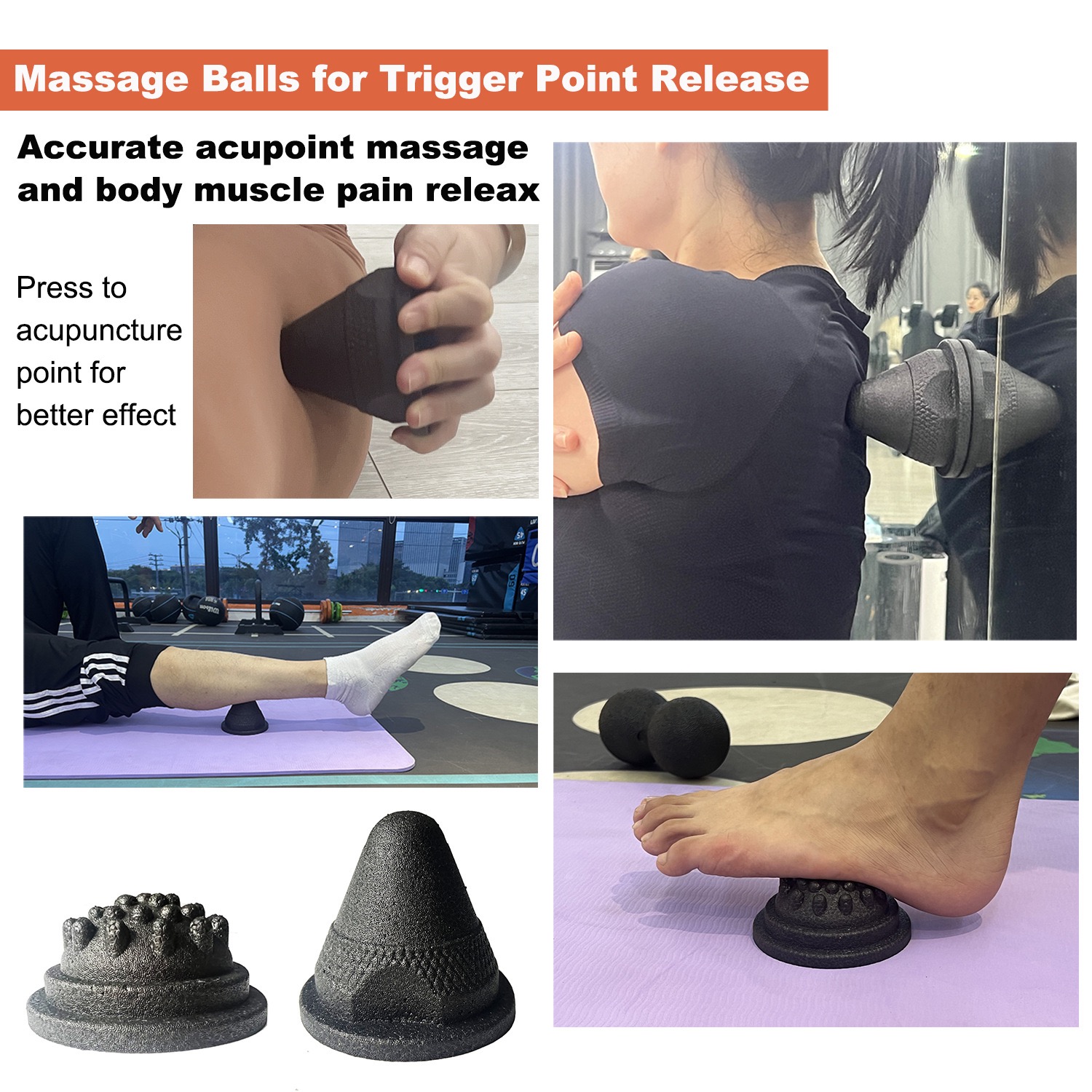 5-in-1 Fascia Roller Set Muscl - Pilates Yoga Ball ulasan dan harga